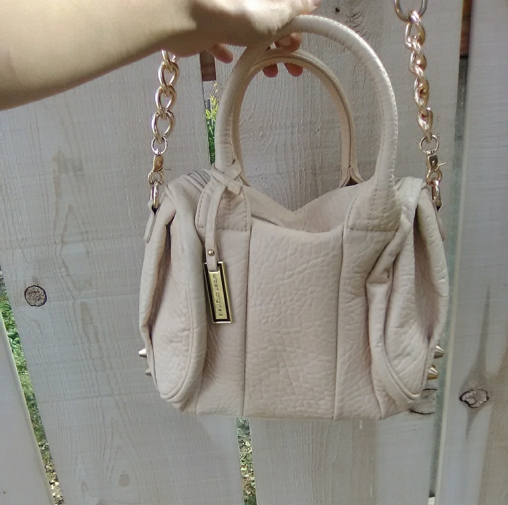 Urban Originals studded satchel bag nude gold - Picture 3 of 8